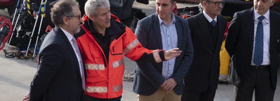 La Diputació impulsa l’actualització i reforç de les plantilles dels parcs de bombers i dels voluntaris de Protecció Civil
