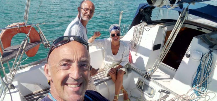 Primer dia de navegació esportiva a Vinaròs després de 60 dies amarrats pel coronavirus
