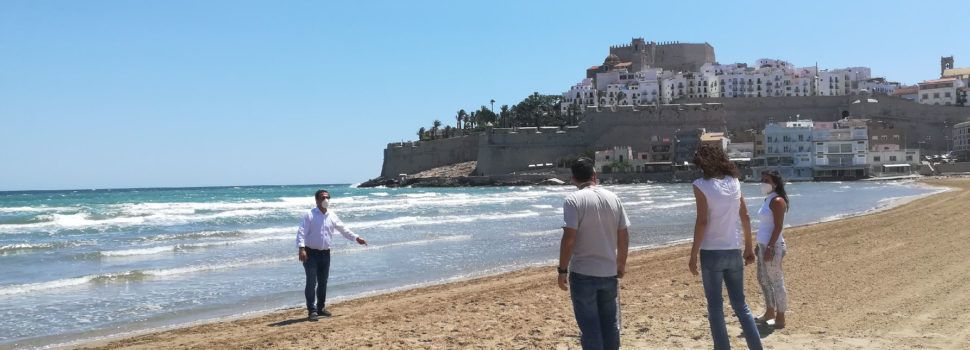 Peñíscola se prepara para la apertura de sus playas en la fase 2