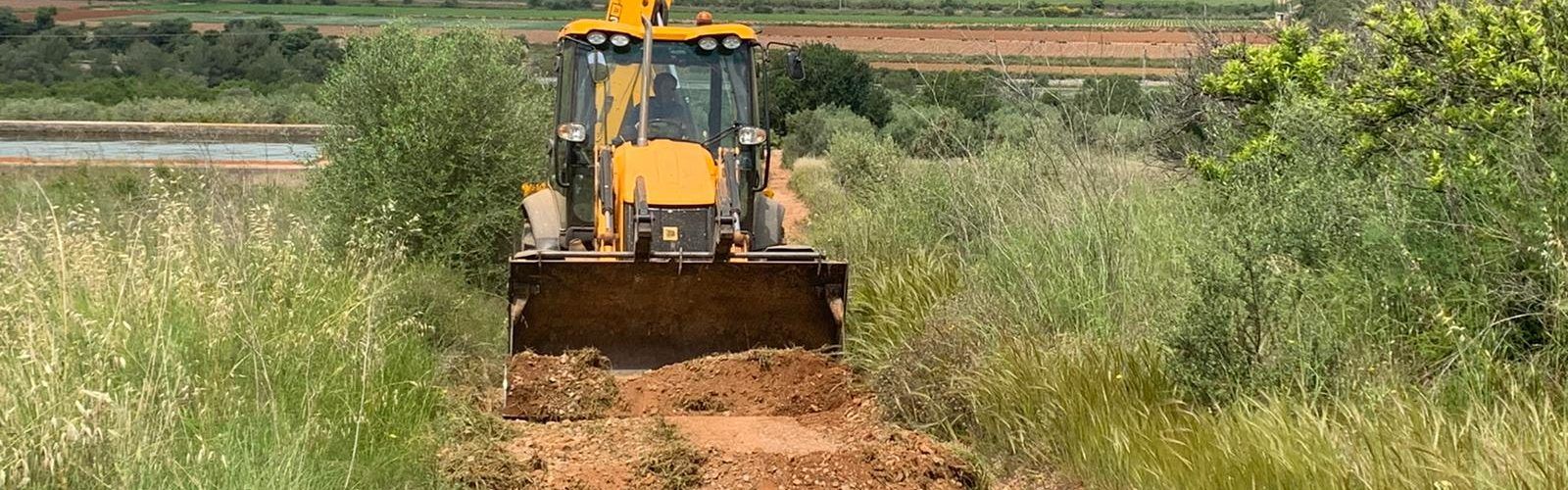 Santa Magdalena arregla els camins destrossats per l’últim temporal de pluja
