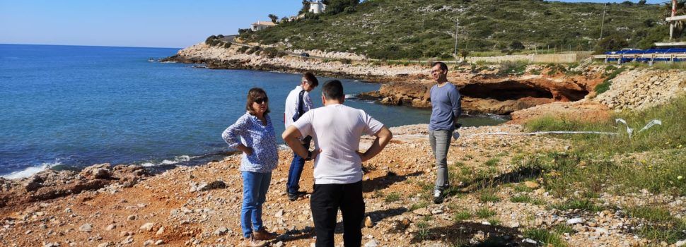 Peñíscola solicita celeridad a Costas en los permisos para la reconstrucción de los accesos a su zona sur