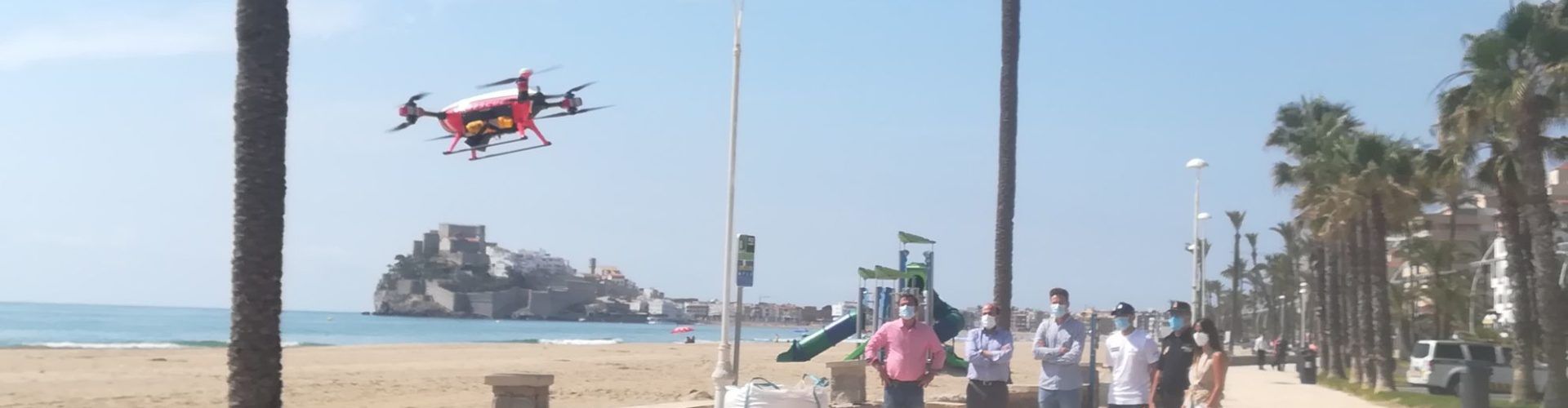 Peníscola controlarà l’aforament de les seues platges amb dron i intel·ligència artificial