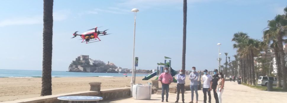 Peníscola controlarà l’aforament de les seues platges amb dron i intel·ligència artificial