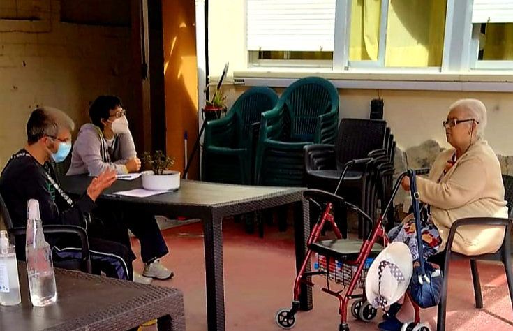 Primeres visites de familiars al Centre Geriàtric de Benicarló