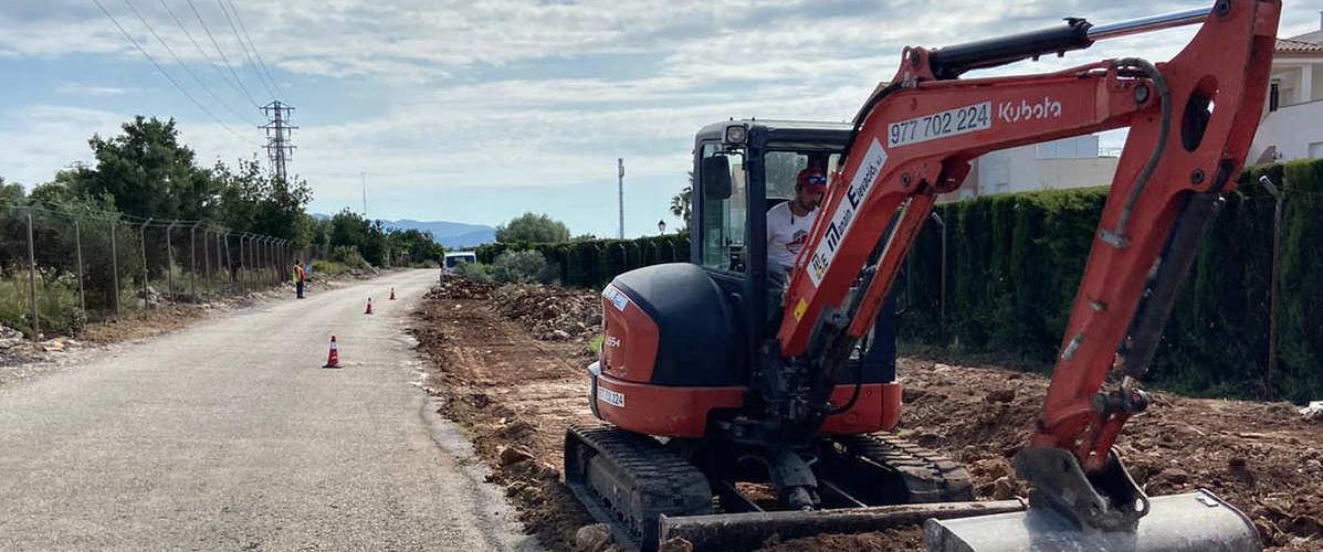Sant Jordi inicia l´ampliació i millora de la carretera que uneix Panoràmica Golf i la població