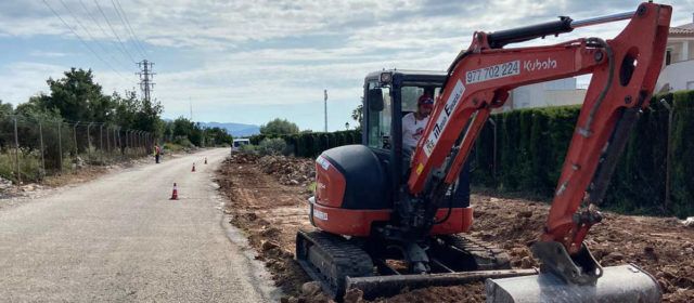 Sant Jordi inicia l´ampliació i millora de la carretera que uneix Panoràmica Golf i la població