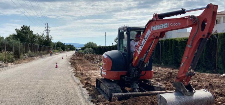 Sant Jordi inicia l´ampliació i millora de la carretera que uneix Panoràmica Golf i la població