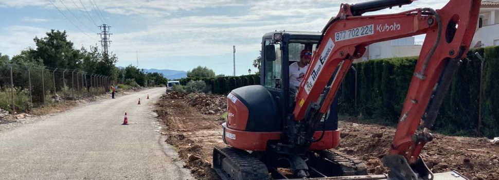 Sant Jordi inicia l´ampliació i millora de la carretera que uneix Panoràmica Golf i la població
