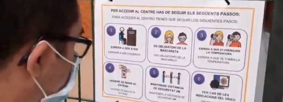 Vídeos: El col·legi Baix Maestrat de Vinaròs “marca el camí” de tornada
