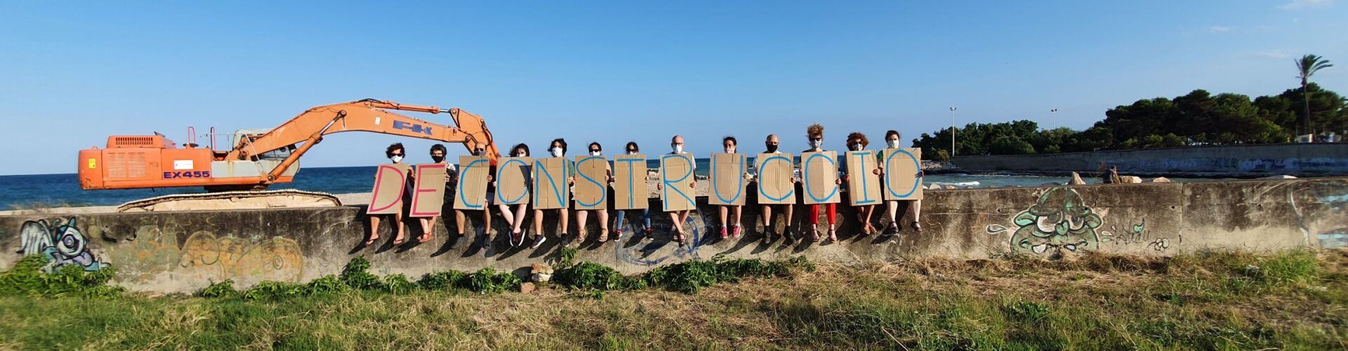 Acte de protesta per les obres a la desembocadura del Cervol a Vinaròs