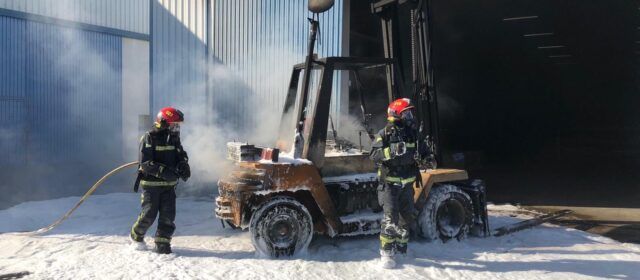 Incendio en una empresa de maderas de Càlig