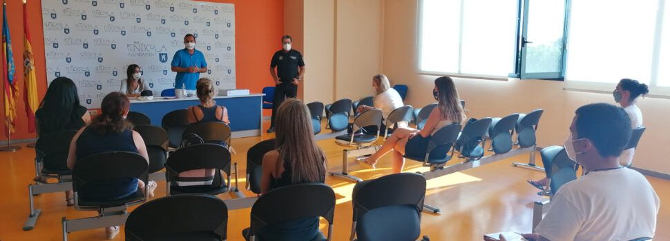 Peníscola amplia el dispositiu d’informació i seguretat a les seues platges amb 9 informadors del Pla d’Ocupació Local