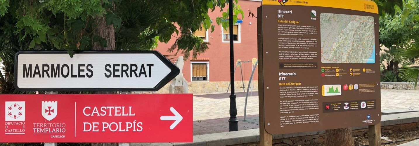 El Parc Natural de la Serra d´Irta instal·la nous panells informatius a Santa Magdalena