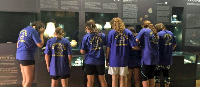 Els infants de les estades d’estiu d’Amposta visiten el Museu de les Terres de l’Ebre