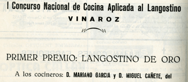 Vinaròs, 1963: Les primeres Festes del Llagostí