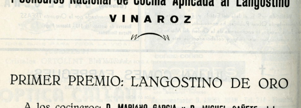 Vinaròs, 1963: Les primeres Festes del Llagostí