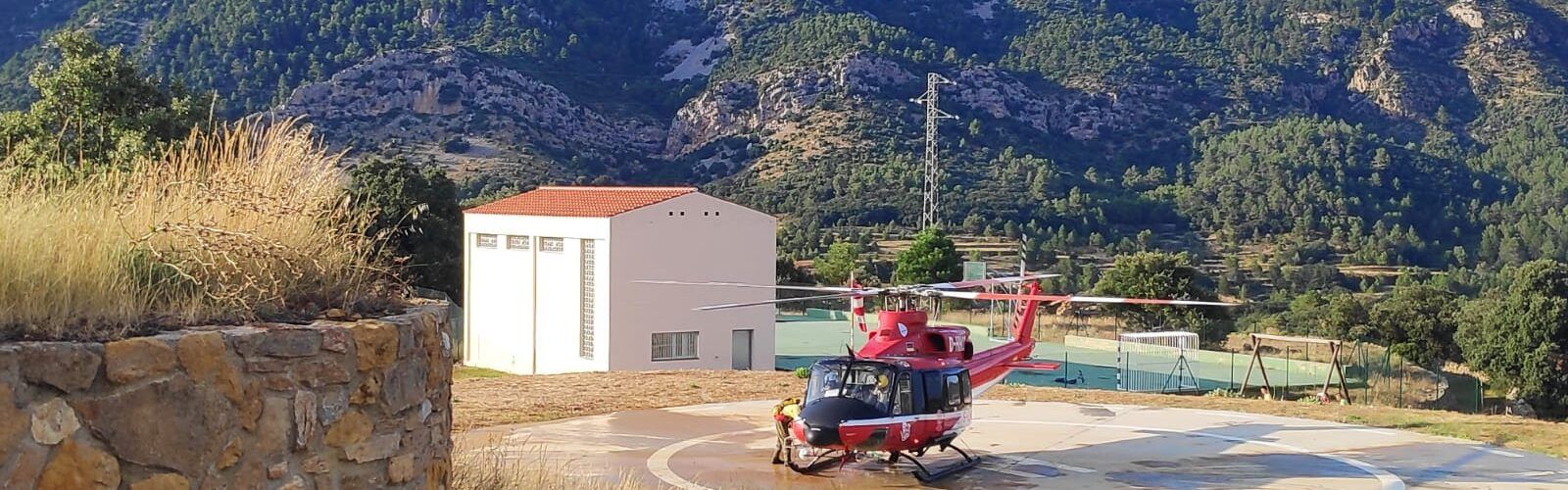 Extingit l’incendi al terme de Vallibona, provocat per un llamp
