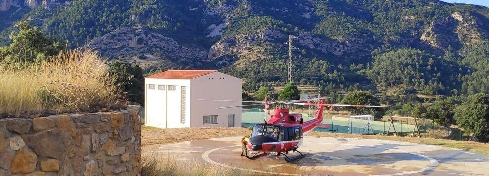 Extingit l’incendi al terme de Vallibona, provocat per un llamp