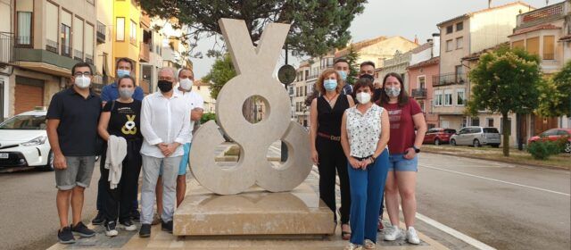 Vilafranca presenta una escultura per a commemorar la Capitalitat Cultural 2019-2020