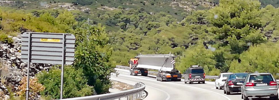 Les bigues per al port de Querol, “fan camí” cap al seu emplaçament