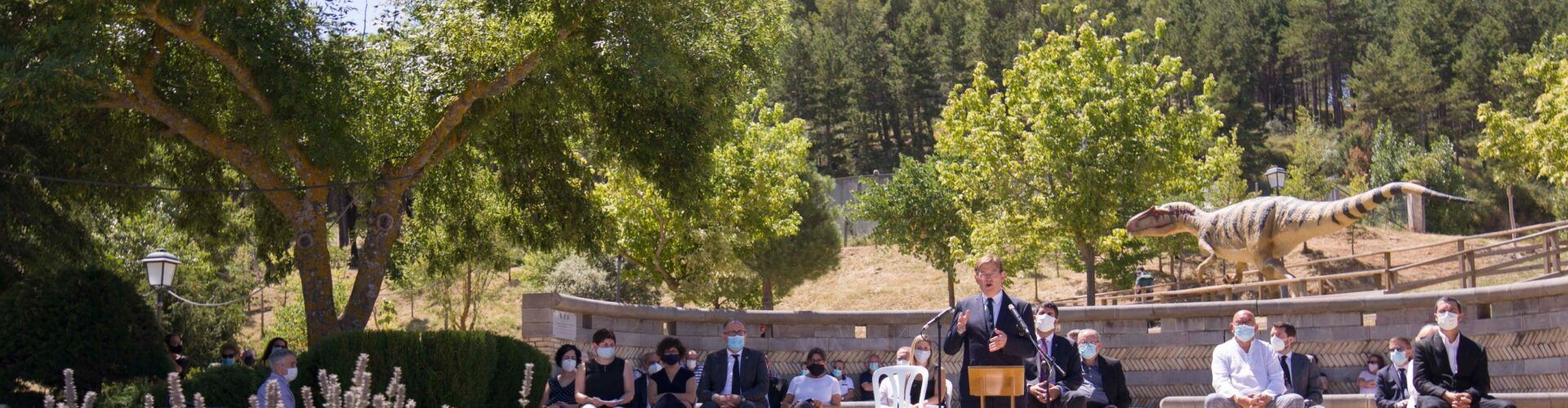 Morella ret homenatge a les víctimes de la COVID-19, amb presència del president Ximo Puig