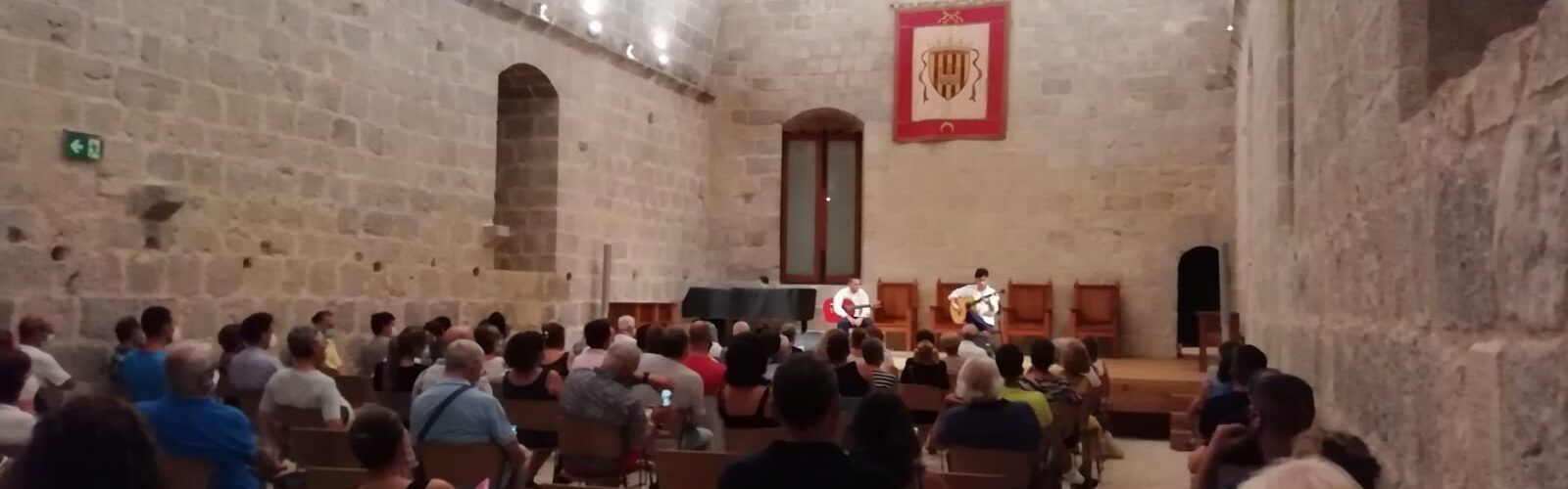 Continúa en el Castillo del Papa Luna el Festival Internacional de Guitarra de Hondarribia-Peñíscola