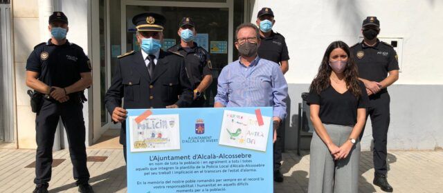 L’Ajuntament d’Alcalà-Alcossebre reconeix la Policia Local el seu paper durant l’alarma sanitària