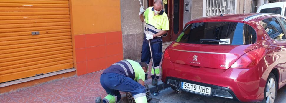 L’Ajuntament de Vinaròs reforça les tasques de prevenció davant de la possibilitat de fortes pluges