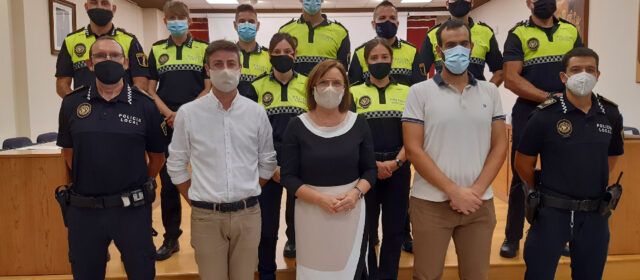 Prenen possessió del càrrec nou agents de Policia Local de Benicarló incorporats per torn lliure