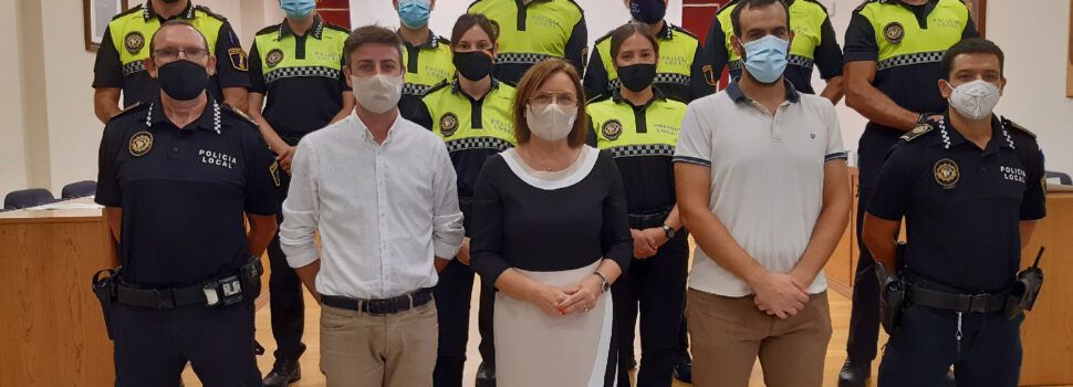 Prenen possessió del càrrec nou agents de Policia Local de Benicarló incorporats per torn lliure