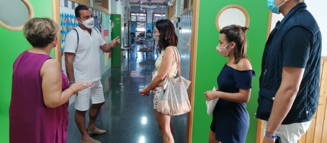 El Ayuntamiento de Peñíscola refuerza la limpieza y programa varias desinfecciones en el colegio