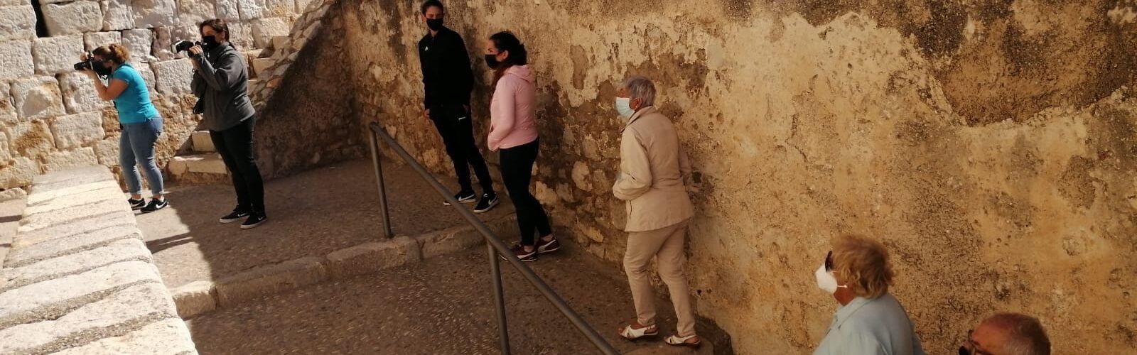 Bona acollida de la jornada de portes obertes al Castell de Peníscola