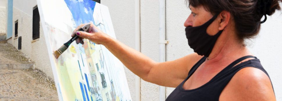 Peñíscola, modelo de excepción para pintores y dibujantes en el Rocart