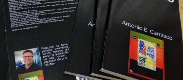El vinarocense Antonio Carrasco publica un libro de relatos breves