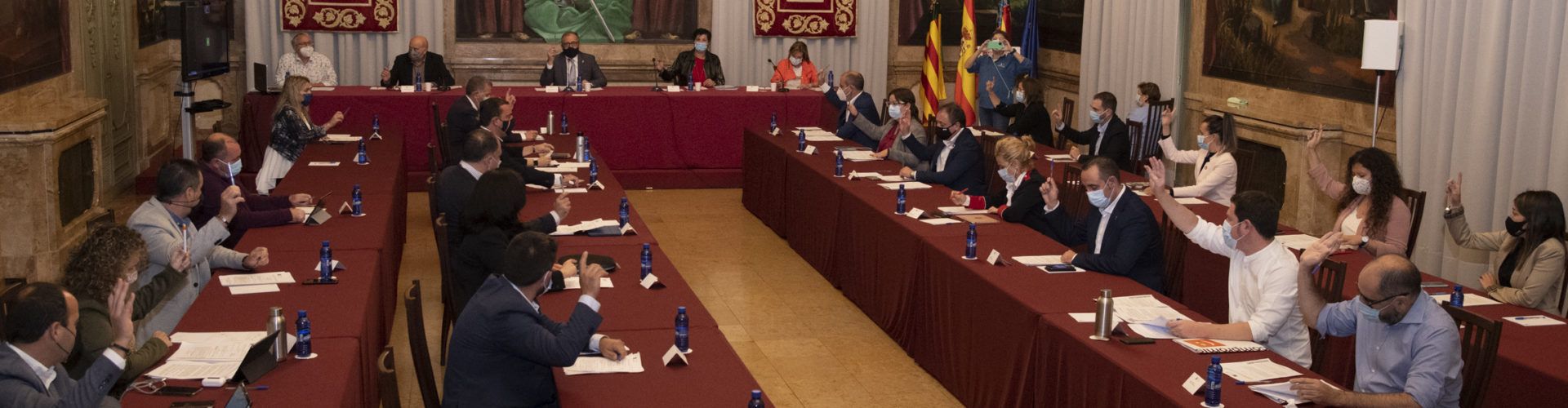 La Diputació reforça el consens i el diàleg impulsat per José Martí amb l’aprovació de quatre declaracions institucionals
