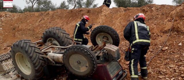 Vecino de Vinaròs fallecido, además de un herido, en accidente de tractor en Sant Jordi