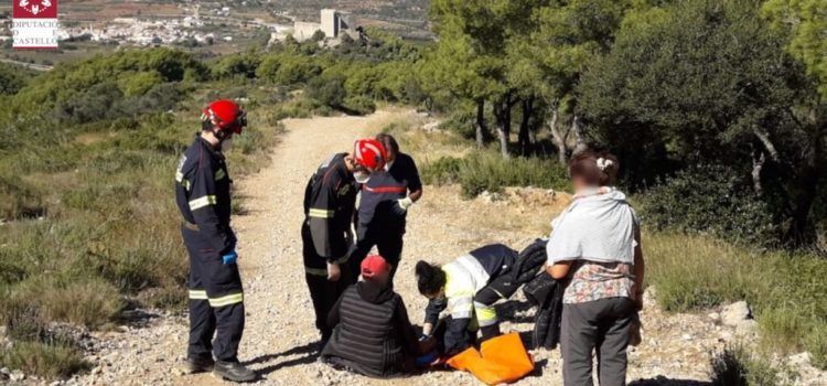 Rescate de una mujer lesionada en Santa Magdalena