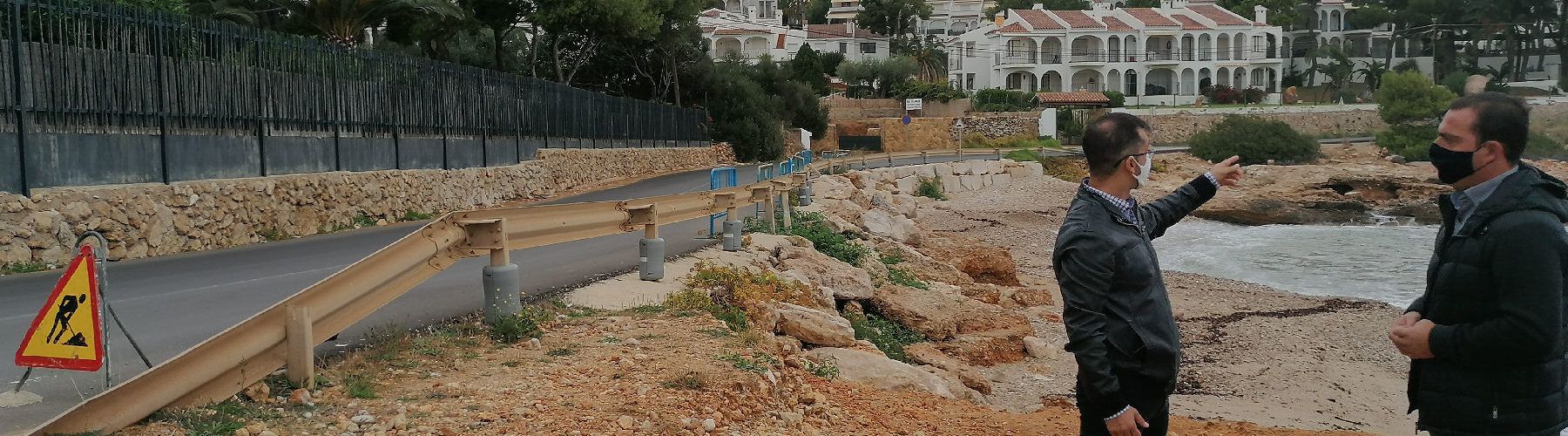 Peníscola reclama amb urgència a Costes els permisos per a escometre les obres de reconstrucció dels accessos a la seua zona sud
