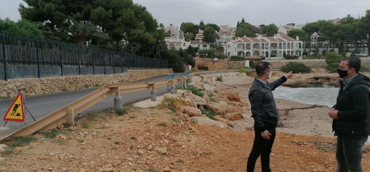 Peníscola reclama amb urgència a Costes els permisos per a escometre les obres de reconstrucció dels accessos a la seua zona sud