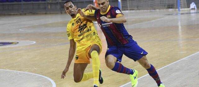 El Peñíscola Globeenergy asalta el Palau Blaugrana en su debut liguero (3-4)