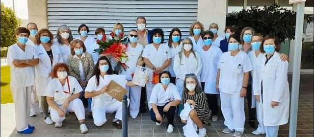 Jubilació de Tonica Gascó, després de 28 anys treballant a l’Hospital Comarcal de Vinaròs