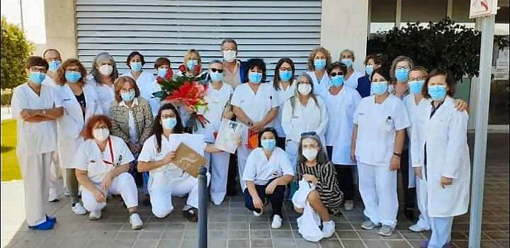 Jubilació de Tonica Gascó, després de 28 anys treballant a l’Hospital Comarcal de Vinaròs