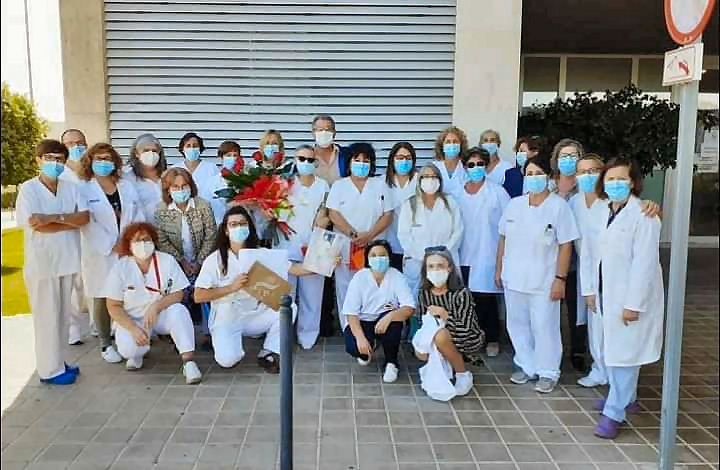 Jubilació de Tonica Gascó, després de 28 anys treballant a l’Hospital Comarcal de Vinaròs