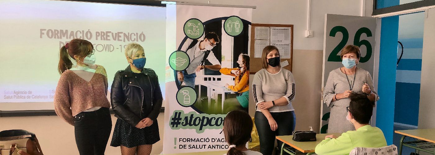 Alcanar és pioner en la formació d’agents anticovid a l’alumnat de l’institut