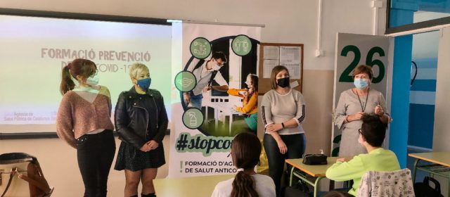 Alcanar és pioner en la formació d’agents anticovid a l’alumnat de l’institut