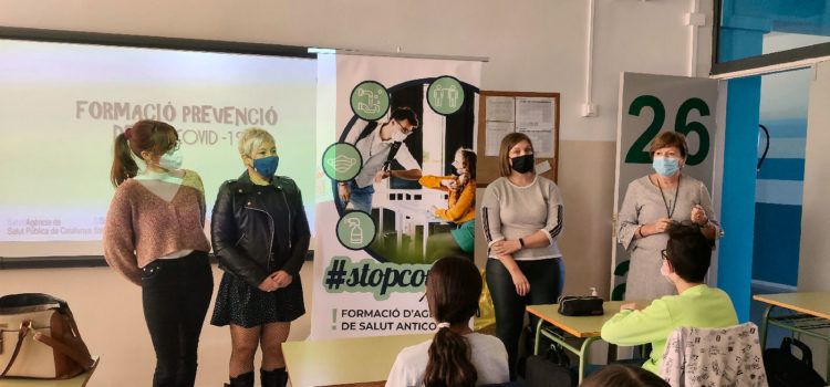 Alcanar és pioner en la formació d’agents anticovid a l’alumnat de l’institut