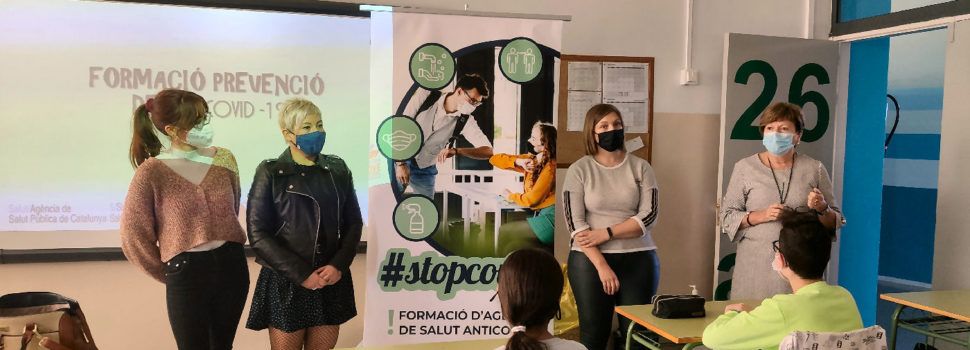 Alcanar és pioner en la formació d’agents anticovid a l’alumnat de l’institut