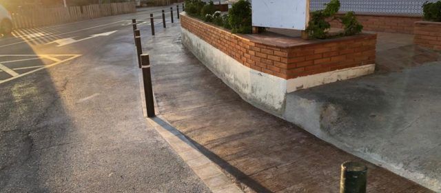 L’Ajuntament d’Alcalà-Alcossebre executa obres de millora d’accessibilitat i construcció i reparació de voreres
