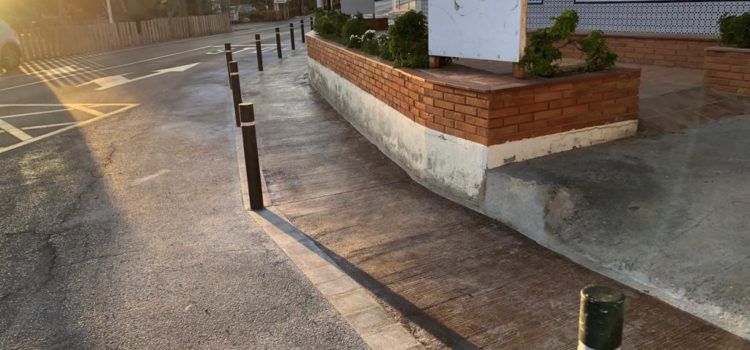 L’Ajuntament d’Alcalà-Alcossebre executa obres de millora d’accessibilitat i construcció i reparació de voreres