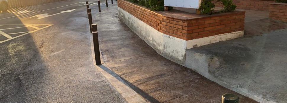 L’Ajuntament d’Alcalà-Alcossebre executa obres de millora d’accessibilitat i construcció i reparació de voreres